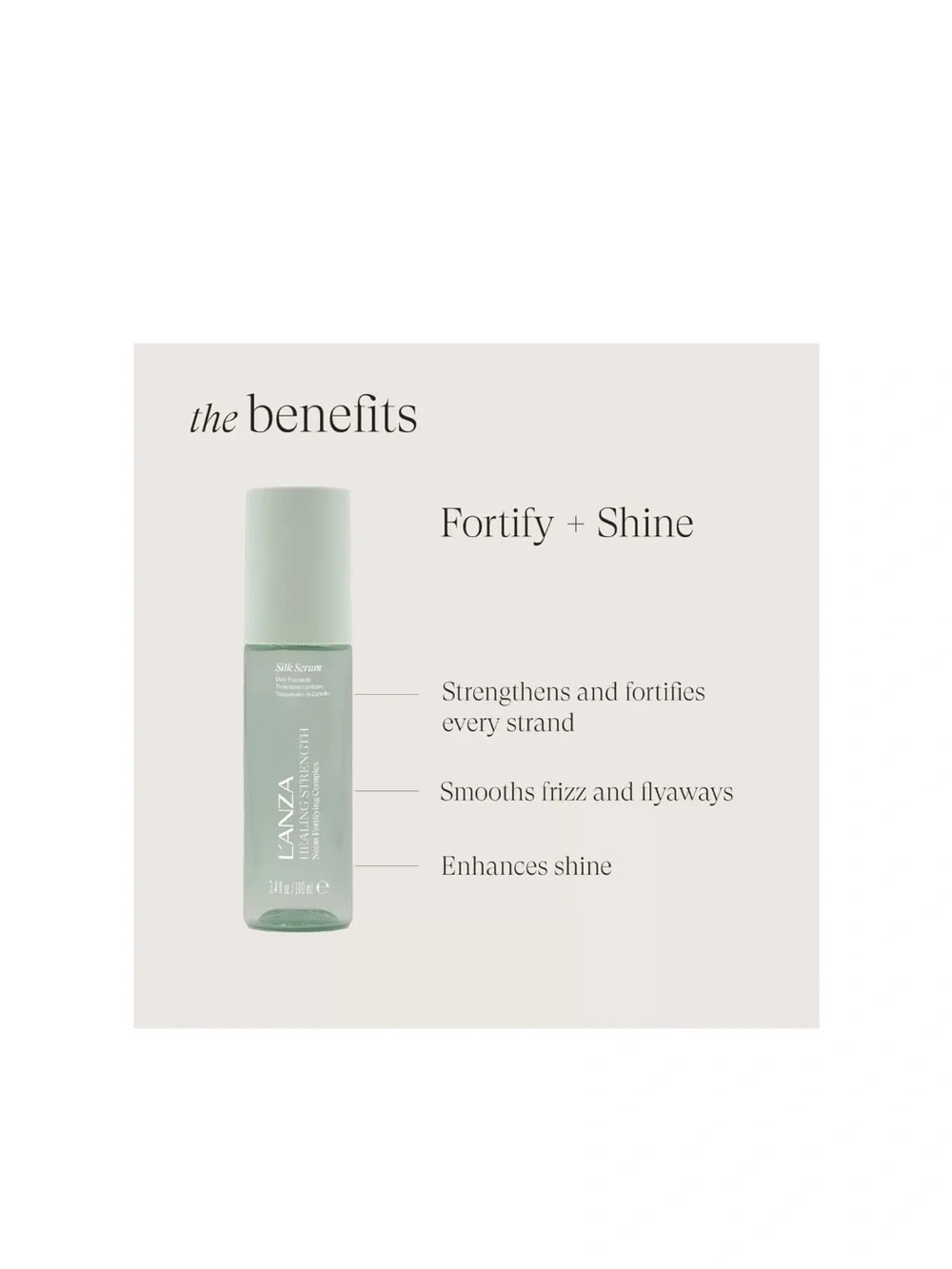 ✨ L’ANZA Healing Strength Silk Serum | 3.4 oz 🕊️🌿